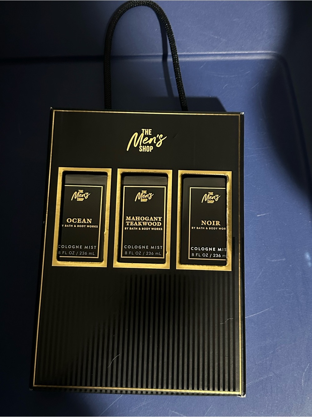 Bath & Body Works The Men's Shop Black and Gold Cologne Mist Gift Set
